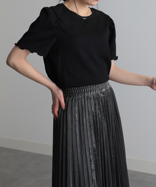 「RANAN」 半袖Tシャツ L ブラック系その他 レディース_画像2