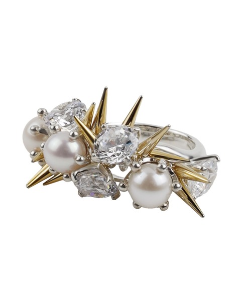 e.m.（イーエム） 指輪 リング スタッズシルバーリング/SILVER