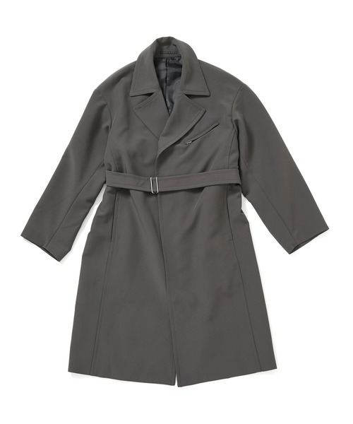 「JUNRED」 チェスターコート S ブラック メンズ_画像2