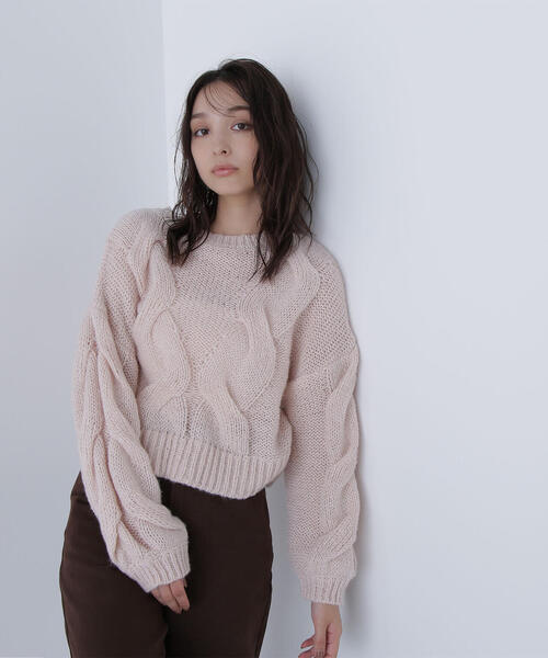 NATURAL BEAUTY BASIC（ナチュラルビューティーベーシック） ニット