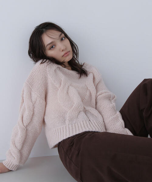 NATURAL BEAUTY BASIC（ナチュラルビューティーベーシック） ニット