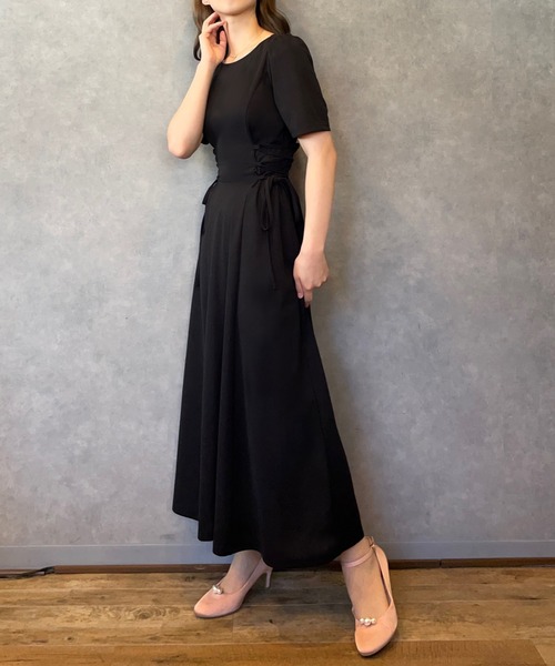 「JUNOAH」 半袖ワンピース X-LARGE ミント レディース_画像3