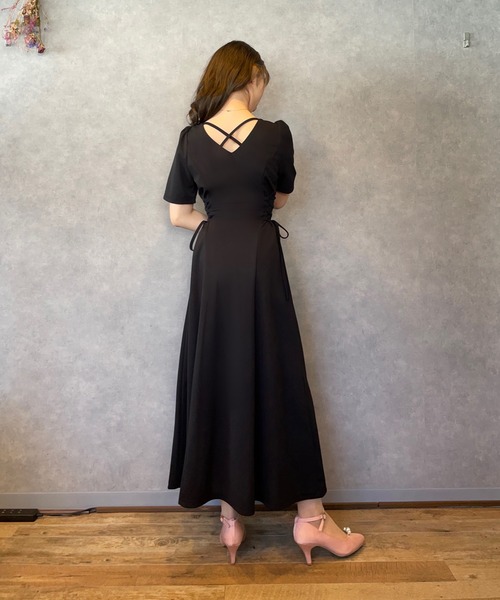 「JUNOAH」 半袖ワンピース X-LARGE ミント レディース_画像4