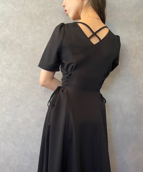 「JUNOAH」 半袖ワンピース X-LARGE ミント レディース_画像6