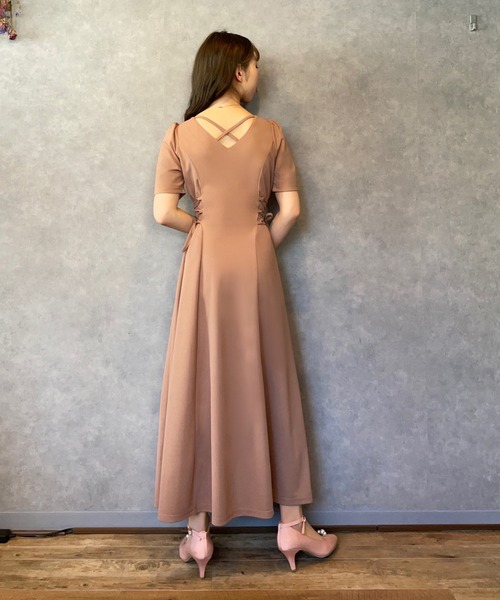 「JUNOAH」 半袖ワンピース X-LARGE ミント レディース_画像7