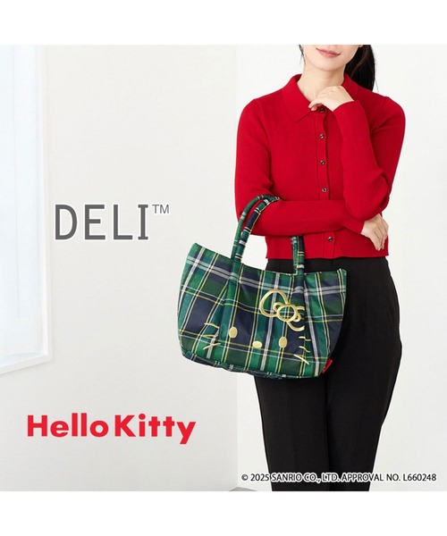 トートバッグ ルートート / IP.デリ.チェック.ハローキティ-A