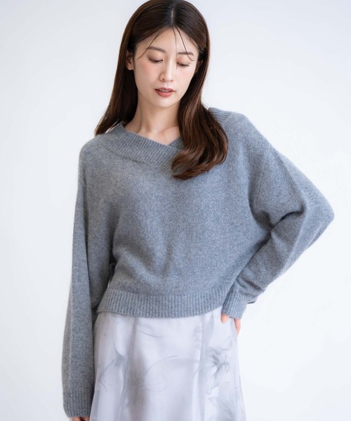 ノエラ アンゴラニット 楽天市場】【SALE／80%OFF】パールネックアンゴラニット Noela ノエラ