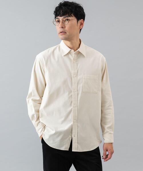 URBAN RESEARCH ROSSO MEN シャツ アーバンリラックスコーデュロイ