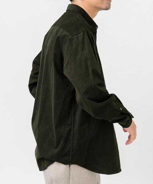 URBAN RESEARCH ROSSO MEN シャツ アーバンリラックスコーデュロイ