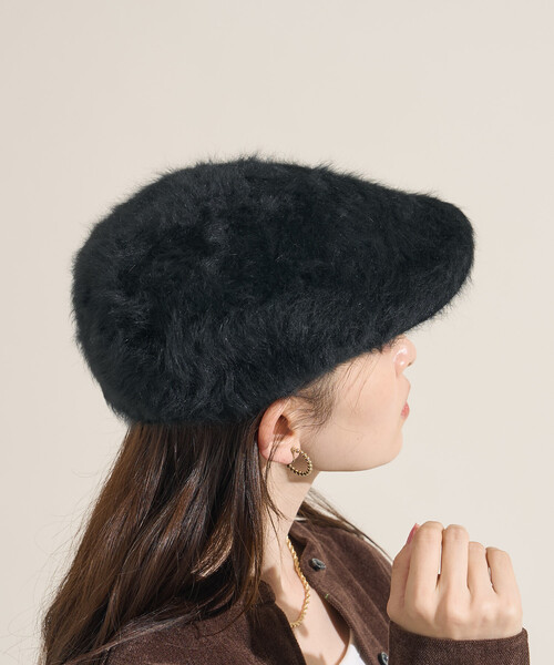 FREAK'S STORE（フリークスストア） 帽子 ベレー帽 フェイクファー