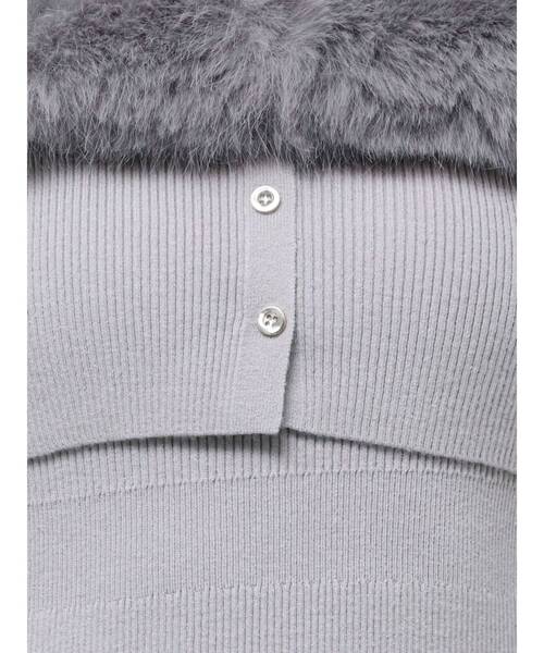 dazzlin（ダズリン） ワンピース オフショルファードッキングニット