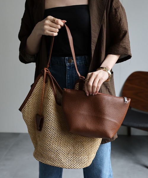 「sakishimatokyo」 かごバッグ FREE ブラック レディース_画像3