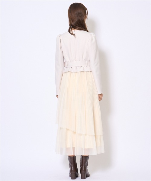 AND COUTURE（アンドクチュール） ワンピース プリーツレイヤード