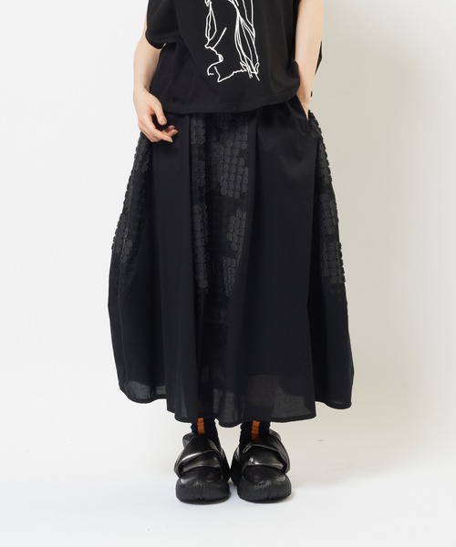 gommeスカート gomme（ゴム） スカート フラワーバルーンスカート : ZOZOTOWN Yahoo