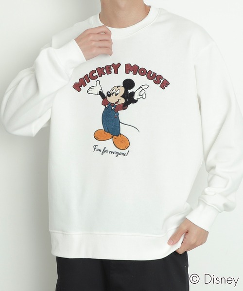 トレーナー/スウェット Disney MICKEY TAG SWEAT TOP Ameri（アメリ）の「Disney MICKEY TAG SWEAT TOP（スウェット）」 - WEAR