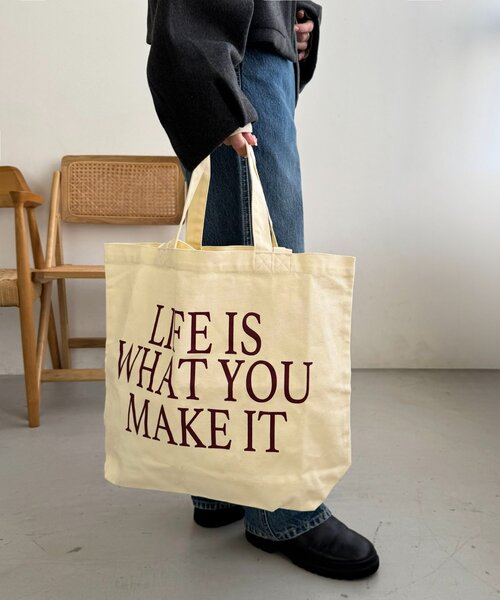 美品★キャンバス地★ロゴバッグ★2WAY★可愛い❤️ NANGA（ナンガ） トートバッグ NANGA LOGO 2WAY CANVAS TOTE BAG ロゴ