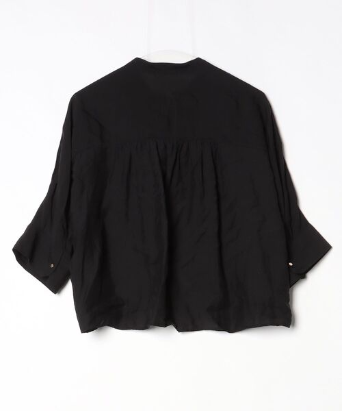 SHIPS（シップス） 7分袖ブラウス ONE SIZE ブラック レディース 