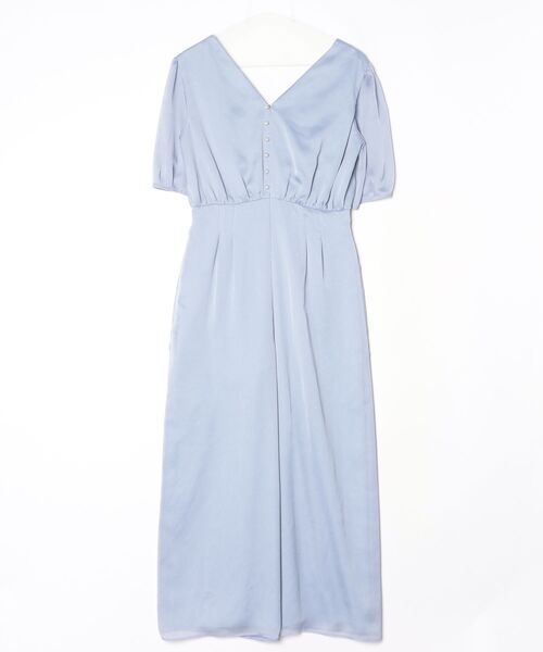 「kaene」 オールインワン 36 サックスブルー レディース_画像2