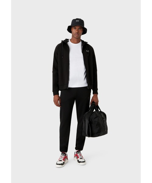 「EMPORIO ARMANI EA7」 半袖Tシャツ SMALL ホワイト メンズ_画像5