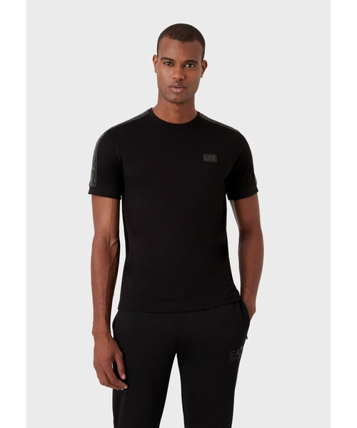 「EMPORIO ARMANI EA7」 半袖Tシャツ SMALL ホワイト メンズ_画像7