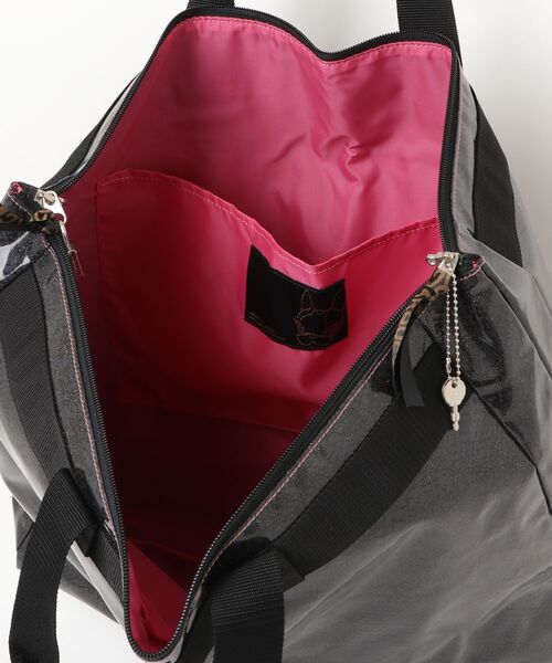 「CRYSTAL BALL」 ワンポイントトートバッグ - ブラック レディース_画像4