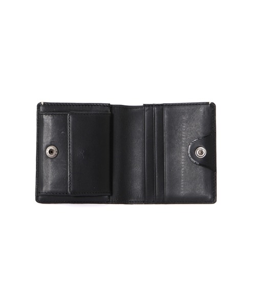 二つ折り財布 財布 OILD LEATHER メンズの画像