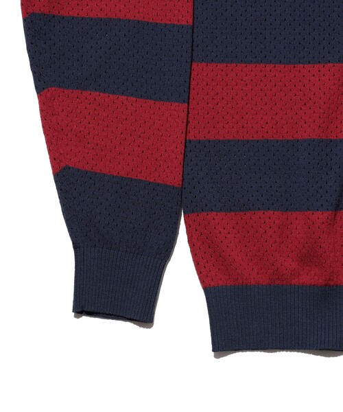 セーター ニット Crew Rugger Stripe メンズ_7