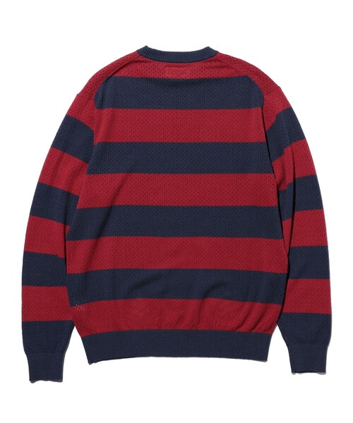 セーター ニット Crew Rugger Stripe メンズ_9