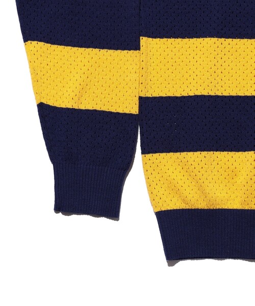 セーター ニット Crew Rugger Stripe メンズ_12
