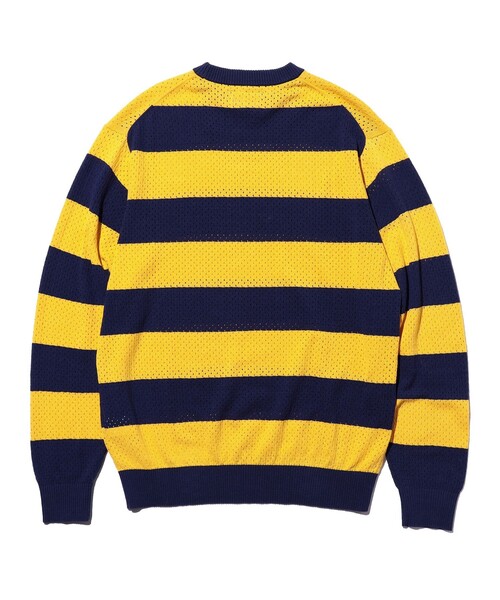 セーター ニット Crew Rugger Stripe メンズ_14