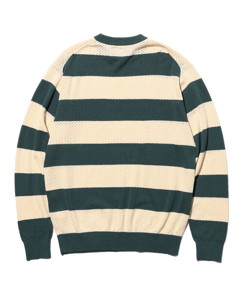 セーター ニット Crew Rugger Stripe メンズ_20