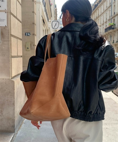 「FREE STYLISTS」 レザージャケット FREE ブラウン レディース_画像6