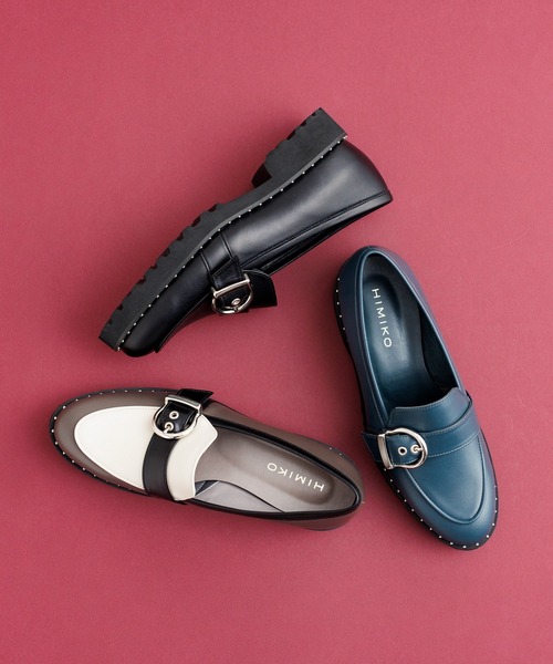 「HIMIKO」 シューズ 25.0cm ブルーグレー レディース_画像9