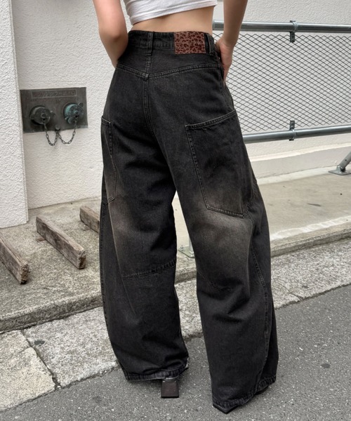 Ray Cassin（レイカズン） ワイドパンツ ジーンズ デニム デニムパンツ
