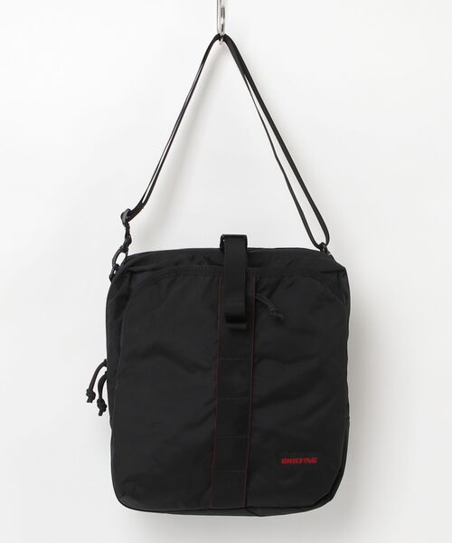 BRIEFING（ブリーフィング） ワンポイントショルダーバッグ - ブラック