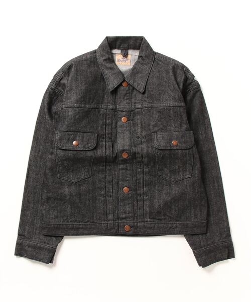 Wrangler ブラックデニムジャケット Wrangler（ラングラー） デニムジャケット S ブラック メンズ