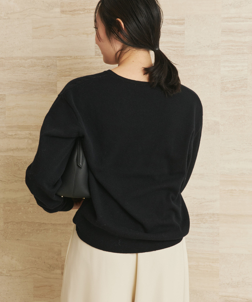 plage（プラージュ） ニット セーター W/CAS Vネックプルオーバー