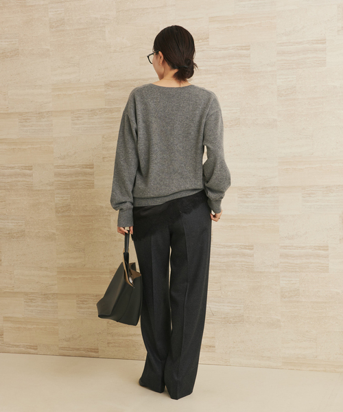 plage（プラージュ） ニット セーター W/CAS Vネックプルオーバー