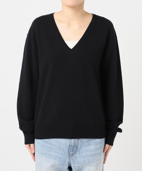 plage（プラージュ） ニット セーター W/CAS Vネックプルオーバー