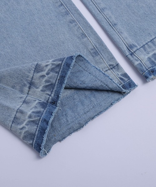 「AMELY」 デニムパンツ L ブルー レディース_画像5