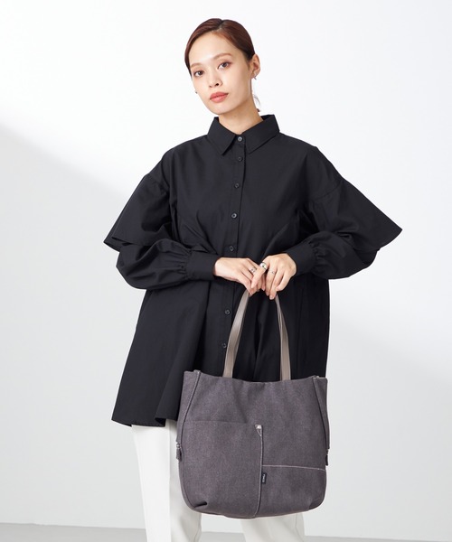 「Y'SACCS」 トートバッグ FREE グレー レディース_画像7