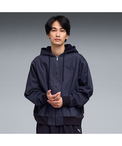 デッドストック！PUMA ナイロンジャケット PM-871 Lサイズ PUMA（プーマ） uvカット ナイロンジャケット メンズ ESS エレベー