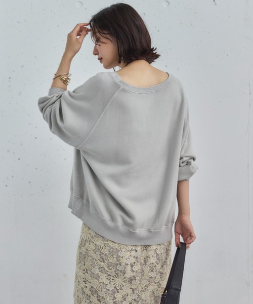 「DOUX ARCHIVES」 スウェットカットソー 38 ブラウン レディース_画像2