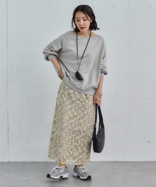 「DOUX ARCHIVES」 スウェットカットソー 38 ブラウン レディース_画像4