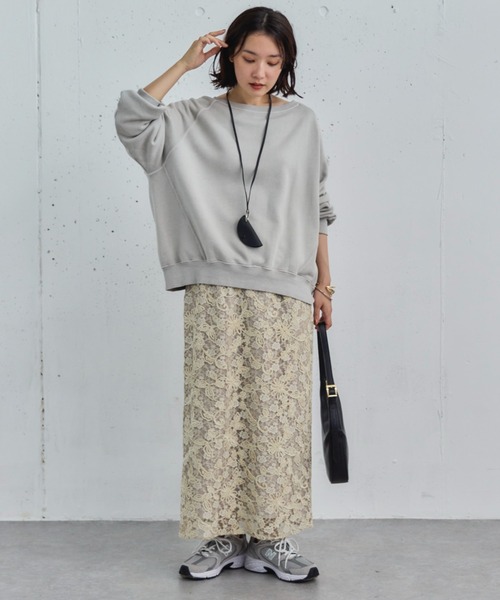 「DOUX ARCHIVES」 スウェットカットソー 38 ブラウン レディース_画像6