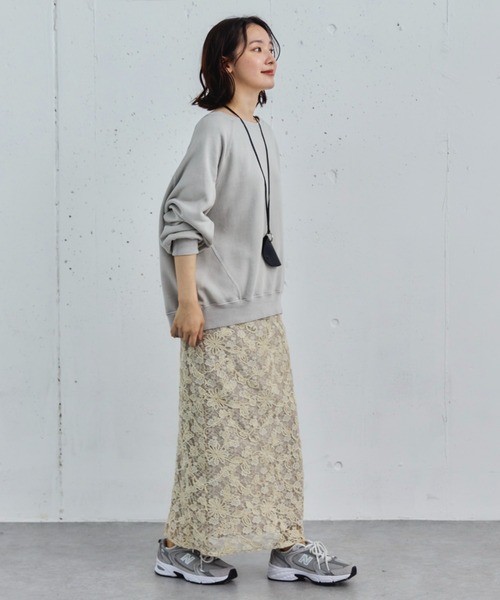 「DOUX ARCHIVES」 スウェットカットソー 38 ブラウン レディース_画像8