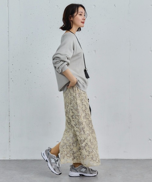 「DOUX ARCHIVES」 スウェットカットソー 38 ブラウン レディース_画像9