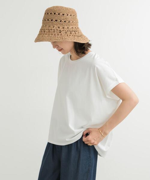 「URBAN RESEARCH DOORS」 半袖カットソー MEDIUM チャコールグレー レディース_画像2