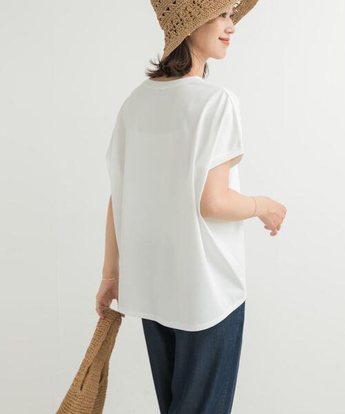 「URBAN RESEARCH DOORS」 半袖カットソー MEDIUM チャコールグレー レディース_画像5