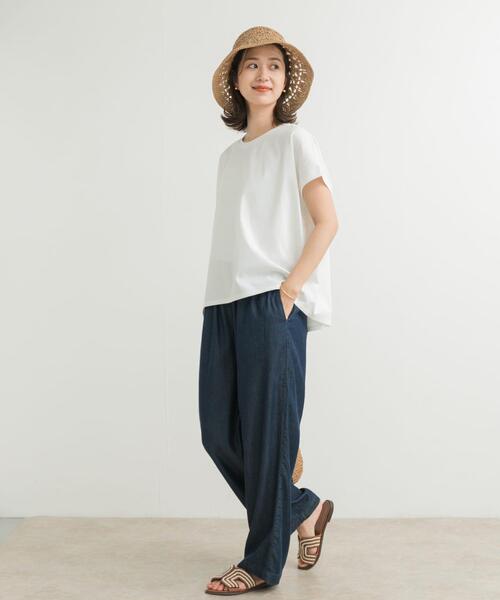 「URBAN RESEARCH DOORS」 半袖カットソー MEDIUM チャコールグレー レディース_画像8